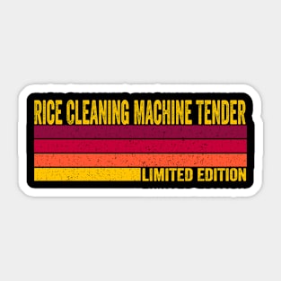 Rice Cleaning Machine Tender Gift Sticker